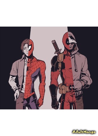 манга Deadpool&amp;Spiderman dj - Collection of short doujinshi and fan art (Сборник коротких додзинси и фанартов) 04.11.14